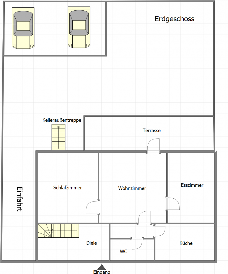 Erdgeschoss Reihenendhaus Oberhausen