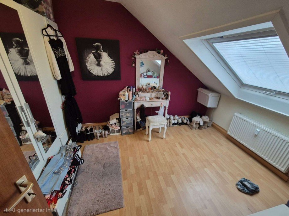 Schlafzimmer Dachgeschosswohnung Oberhausen