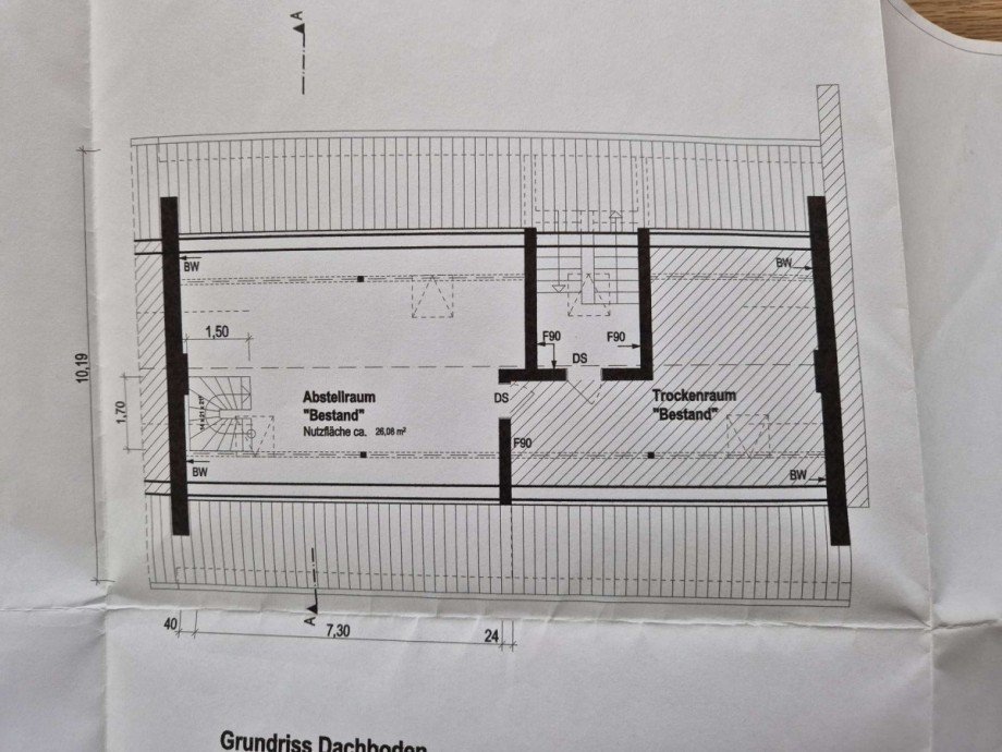 Dachboden Maisonettewohnung Oberhausen