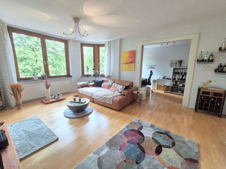 Wohnzimmer Etagenwohnung Oberhausen