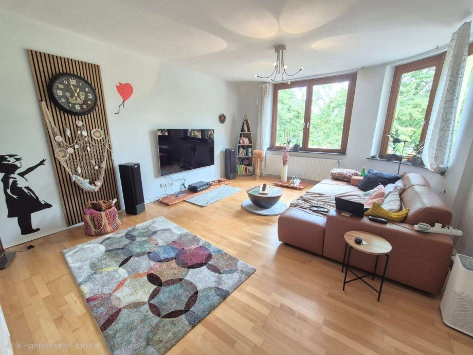 Wohnzimmer Etagenwohnung Oberhausen