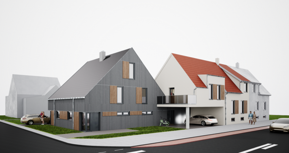 Planung Neubau 2 Wohngrundst�ck Oberhausen