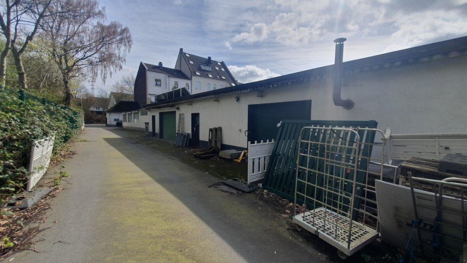 R�ckansicht Halle / Lager / Produktion Essen