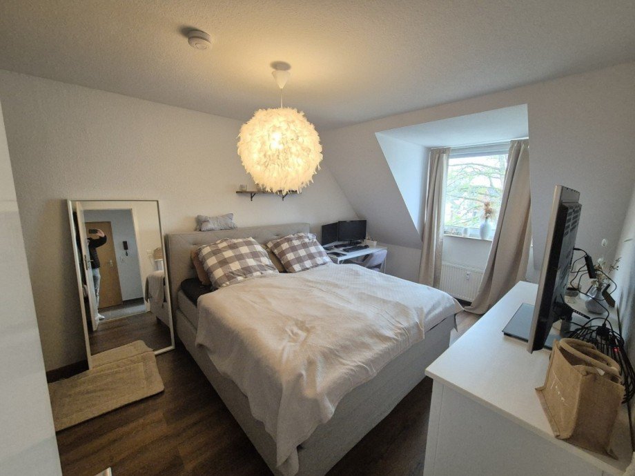 Schlafzimmer Dachgeschosswohnung Oberhausen