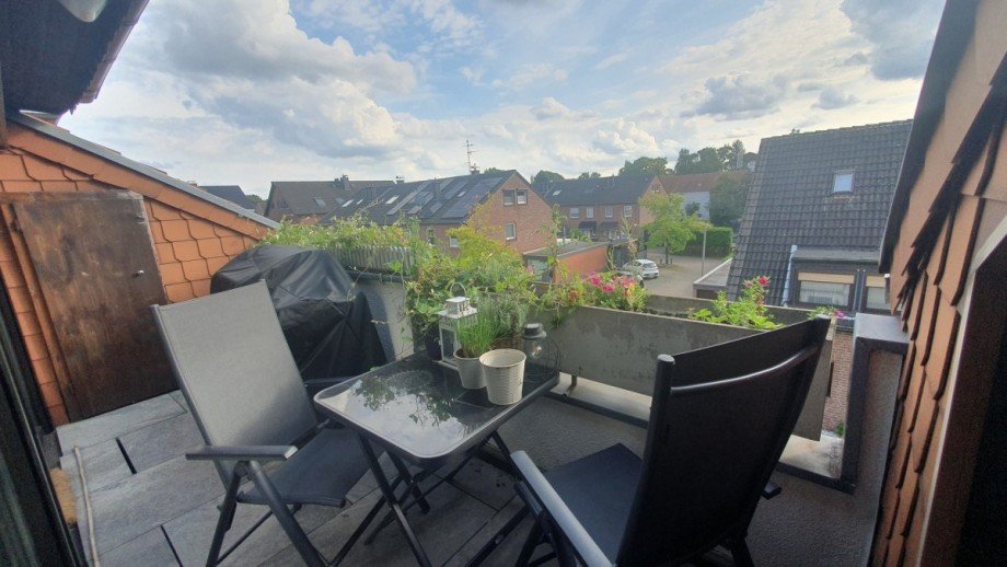 Balkon Dachgeschosswohnung Oberhausen