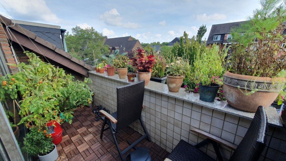 Loggia Dachgeschosswohnung Oberhausen