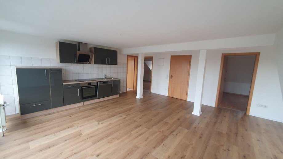 Wohn-Esszimmer Dachgeschosswohnung Oberhausen