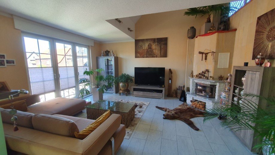Wohnzimmer Maisonettewohnung Oberhausen