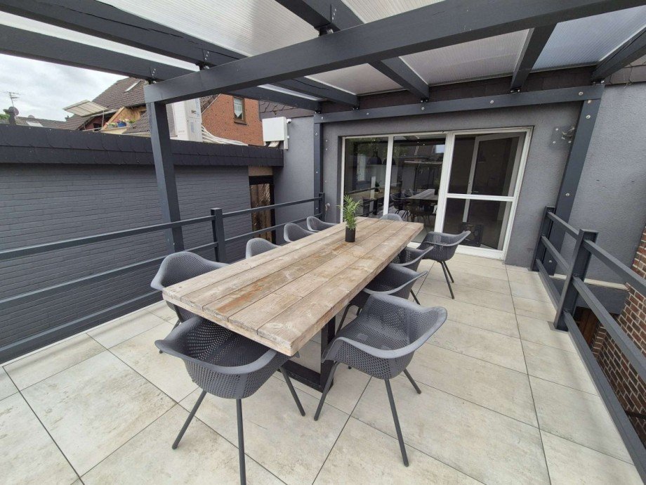 Terrasse Doppelhaush�lfte Duisburg