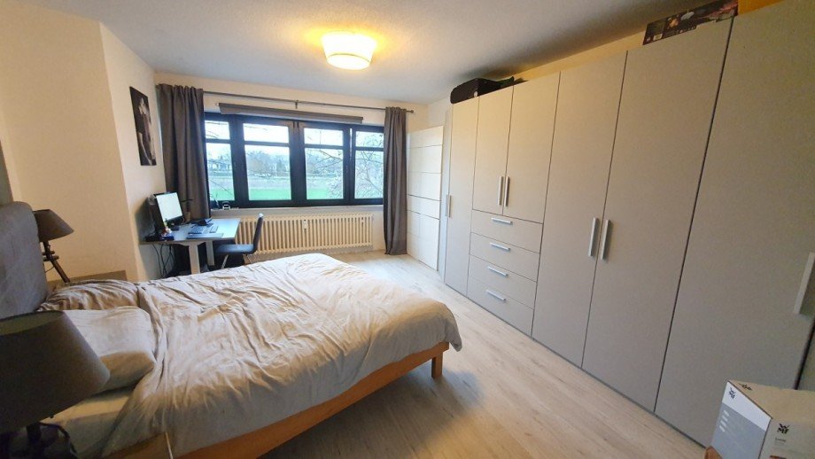 Schlafzimmer eingerichtet Etagenwohnung Oberhausen