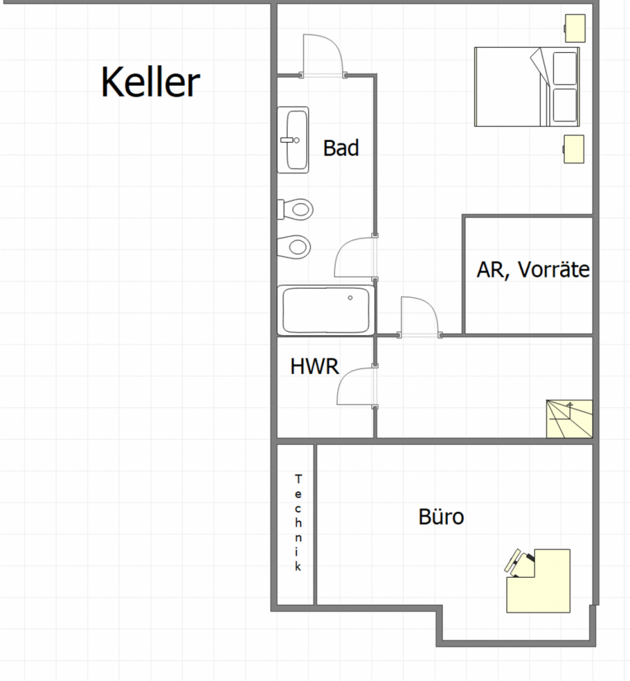 Keller Doppelhaush�lfte Oberhausen