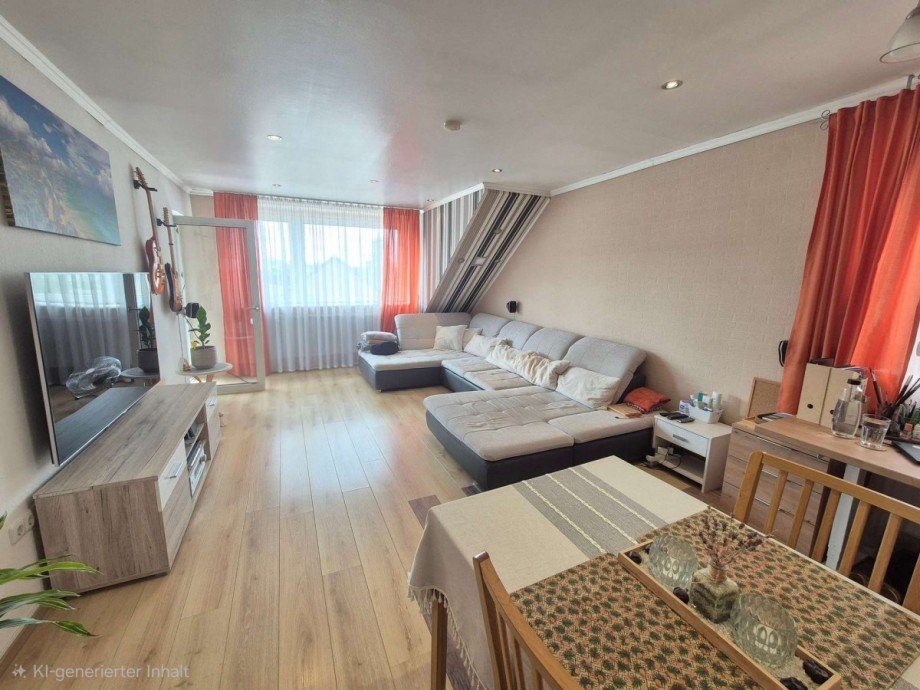 Wohnzimmer Etagenwohnung Bottrop