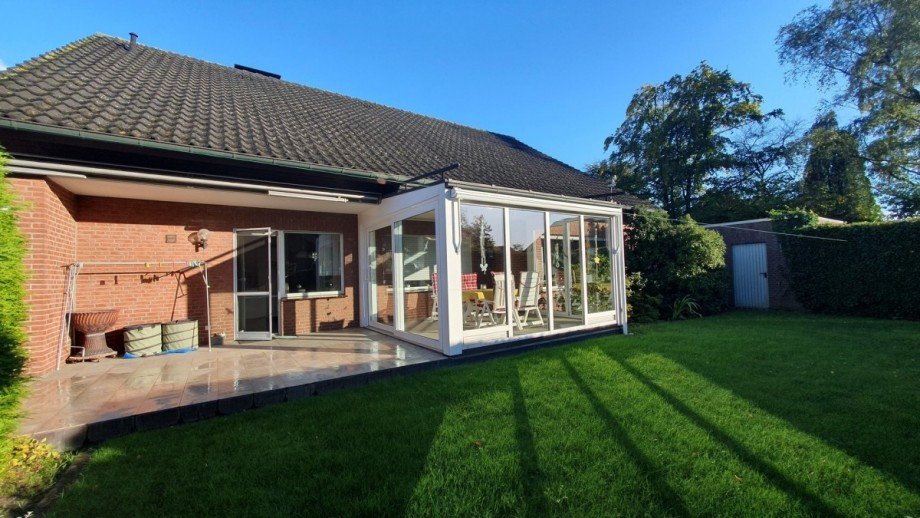 R�ckansicht Zweifamilienhaus Hamminkeln