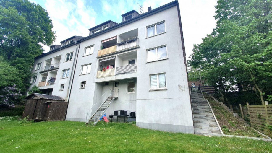R�ckansicht Erdgeschosswohnung Oberhausen