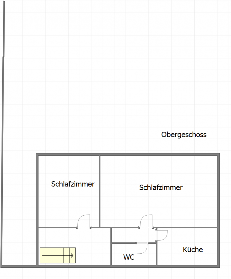 Obergeschoss Reihenendhaus Oberhausen
