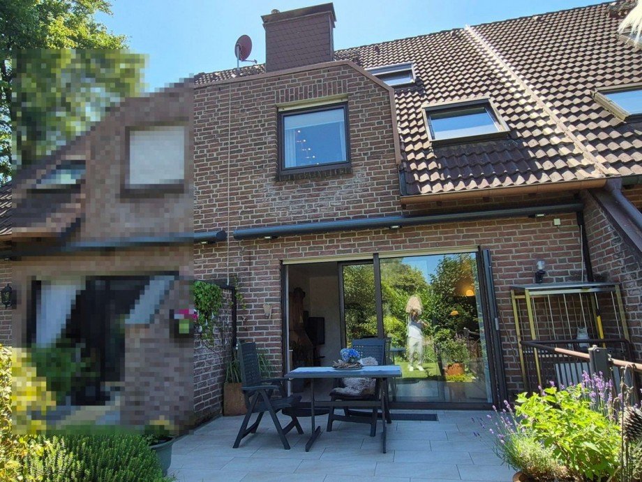 R�ckseite Reihenmittelhaus Oberhausen