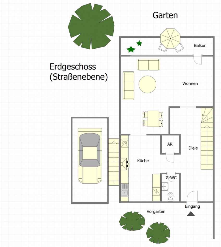 Erdgeschoss Doppelhaush�lfte Ratingen