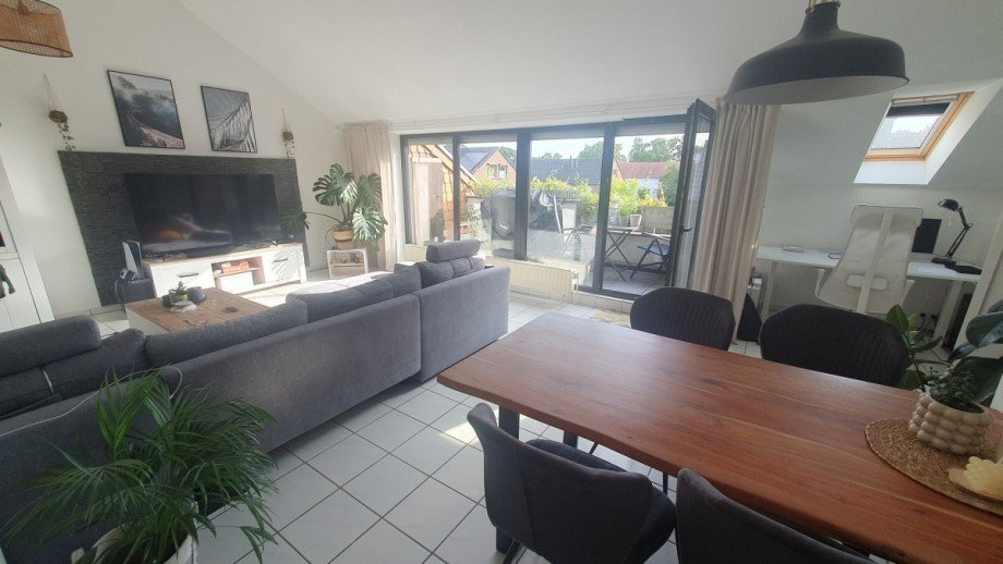 Wohnzimmer Dachgeschosswohnung Oberhausen