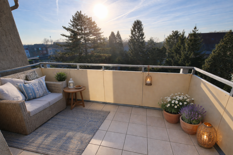 Balkon Oberhausen Maisonettewohnung 73m� + 26m� im Spitzboden: Moderne Maisonette-Wohnung mit Fu�bodenheizung und Balkon!